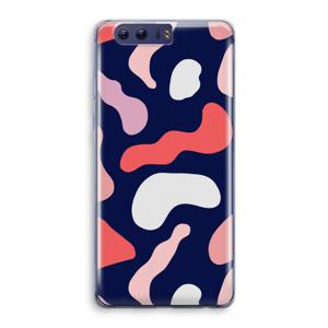 Memphis Shapes Pink: Honor 9 Transparant Hoesje