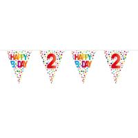 Folat BV Vlaggenlijn confetti 2 jaar, 10mtr.