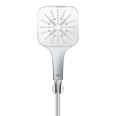 Badset Grohe Rainshower SmartActive 130 Cube Met Doucheslang 150cm Chroom