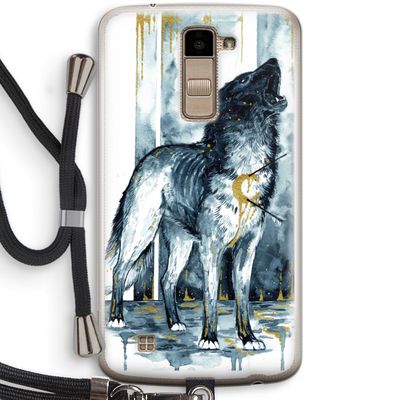 Bleeding Soul: LG K10 (2016) Transparant Hoesje met koord
