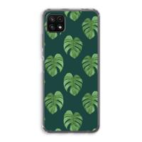 Monstera leaves: Samsung Galaxy A22 5G Transparant Hoesje
