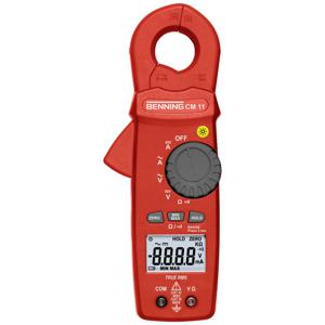 Benning CM 11 Stroomtang, Multimeter Digitaal CAT IV 300 V Weergave (counts): 6000