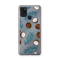 Kokosnoot roze: Samsung Galaxy A21s Transparant Hoesje