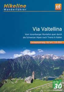 Wandelgids Hikeline Via Valtellina | Esterbauer