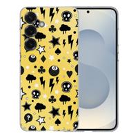 TPU Hoesje Samsung Galaxy S25 - Punk Yellow Backcover TPU Hoesje Samsung Galaxy S25 - Punk Yellow Backcover