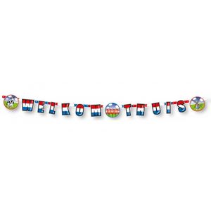 Welkom thuis feest slinger