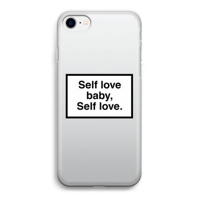 Self love: iPhone SE 2020 Transparant Hoesje