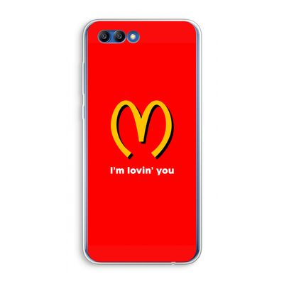 I'm lovin' you: Honor 10 Transparant Hoesje