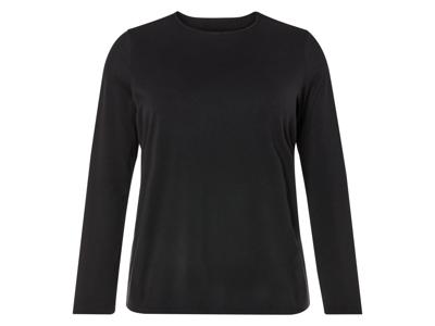 esmara Dames thermoshirt plus size (XL (48/50), Zwart)