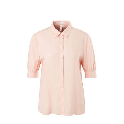 Q/S designed by geweven blouse zalmroze Q/S designed by geweven blouse zalmroze
