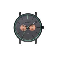Horloge Uniseks Watx & Colors WXCA2723 Zwart Grijs (Ø 44 mm) - thumbnail