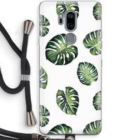 Tropische bladeren: LG G7 Thinq Transparant Hoesje met koord