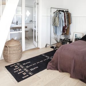 House Doctor Vloerkleed Mila Zwart 70 x 240