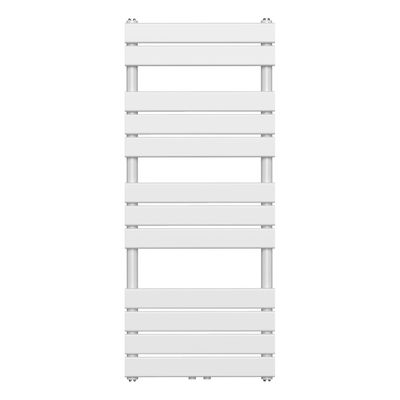 Handdoekradiator BWS Ress Middenaansluiting 681W 120x50 cm Wit