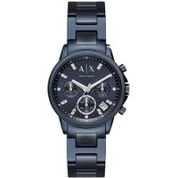 Horlogeband Armani Exchange AX4337 Staal Blauw 18mm