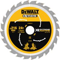 DEWALT Cirkelzaagblad DT99568, 216/30mm zaagblad 24 tanden, voor stationaire cirkelzaag