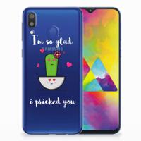Samsung Galaxy M20 (Power) Telefoonhoesje met Naam Cactus Glad