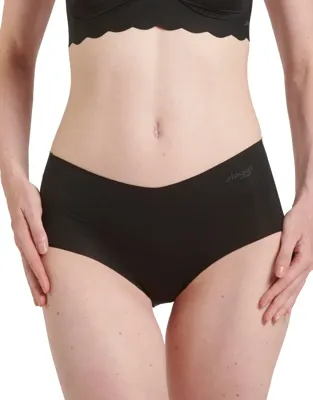 Dames Zero short Invisible - microfiber 2.0 - Onzichtbare naadloze boxershort - Katoenen kruisje