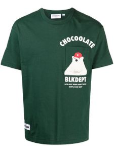 CHOCOOLATE T-shirt met logoprint - Groen