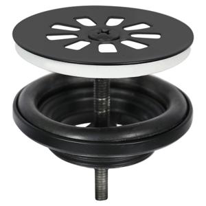 Differnz afvoerplug | mat zwart | 64mm