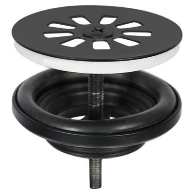 Differnz afvoerplug | mat zwart | 64mm