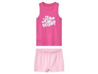 lupilu Korte kinderpyjama (Donkerroze/roze, 110/116)