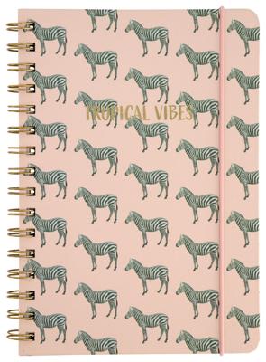 HEMA Notitieboek Met Spiraal A5 Gelinieerd Zebra