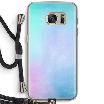 mist pastel: Samsung Galaxy S7 Transparant Hoesje met koord