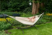 Hangmatset 2 Persoons Arc & Organic Natura - Brazilië - Wit / Ecru - 180 kg - Tropilex