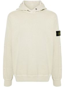 Stone Island hoodie en coton à patch - Vert