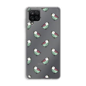 Vogeltjes: Samsung Galaxy A12 Transparant Hoesje