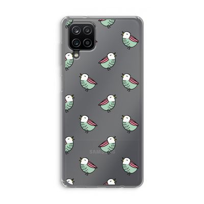 Vogeltjes: Samsung Galaxy A12 Transparant Hoesje