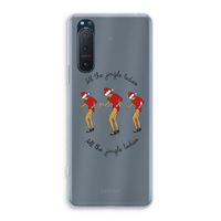 Jingle Ladies: Sony Xperia 5 II Transparant Hoesje