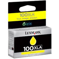 Originele inktcartridge Lexmark 100 XLA Geel