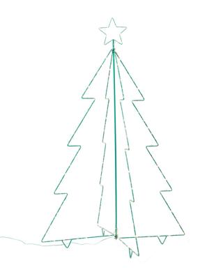 HEMA 3D Kerstboom 150 LED Lampjes 120x80cm (wit)