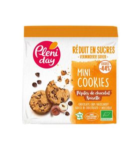 Chocolate chip cookie hazelnoot mini-44%suiker bio