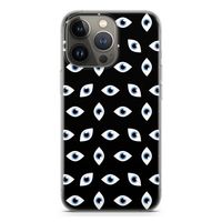 Eyes pattern: iPhone 13 Pro Transparant Hoesje