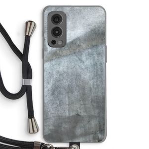 Grey Stone: OnePlus Nord 2 5G Transparant Hoesje met koord