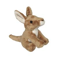 Ravensden Pluche kangoeroe - knuffel kangaroe - 15 cm - Aussie knuffeldier
