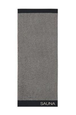 Cawö Cawö Saunahanddoek 6220 Natur Schwarz 80x200