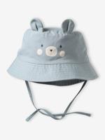 Zonnehoed "beer" voor baby's saliegroen