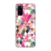 Gekleurde driehoekjes: Volledig geprint Samsung Galaxy S20 Hoesje