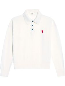 AMI Paris polo Ami de Coeur - Blanc