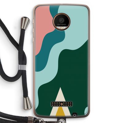 Noor B: Motorola Moto Z Force Transparant Hoesje met koord