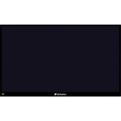 Verbatim PMT-15-4K Touchscreen monitor Energielabel: A (A - G) 39.6 cm (15.6 inch) 3840 x 2160 Pixel 16:9 10 ms USB-C, USB-A, HDMI, Audio, stereo (3.5 mm