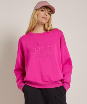 wijde trui embroidery extra zacht wijde trui embroidery extra zacht