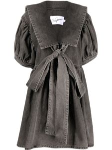 Vaquera robe sailor en jean - Noir