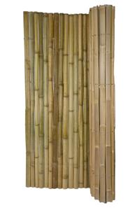 Bamboemat half rond naturel 200x180cm