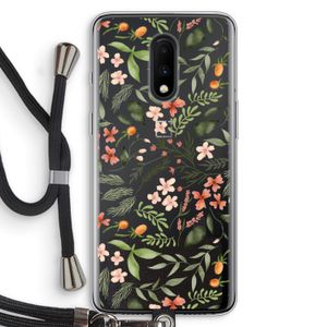Sweet little flowers: OnePlus 7 Transparant Hoesje met koord