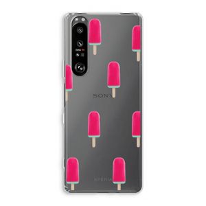 Waterijsje: Sony Xperia 1 III Transparant Hoesje